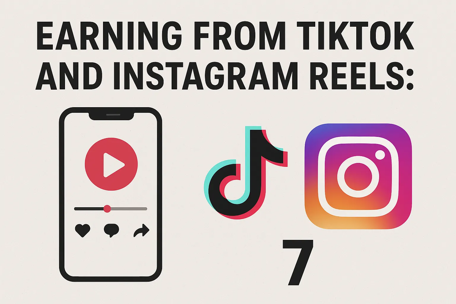 الربح من TikTok وInstagram Reels:  7 استراتيجيات حديثة تُحقّق دخلًا حقيقيًّا (وليس فقط ملايين المشاهدات)