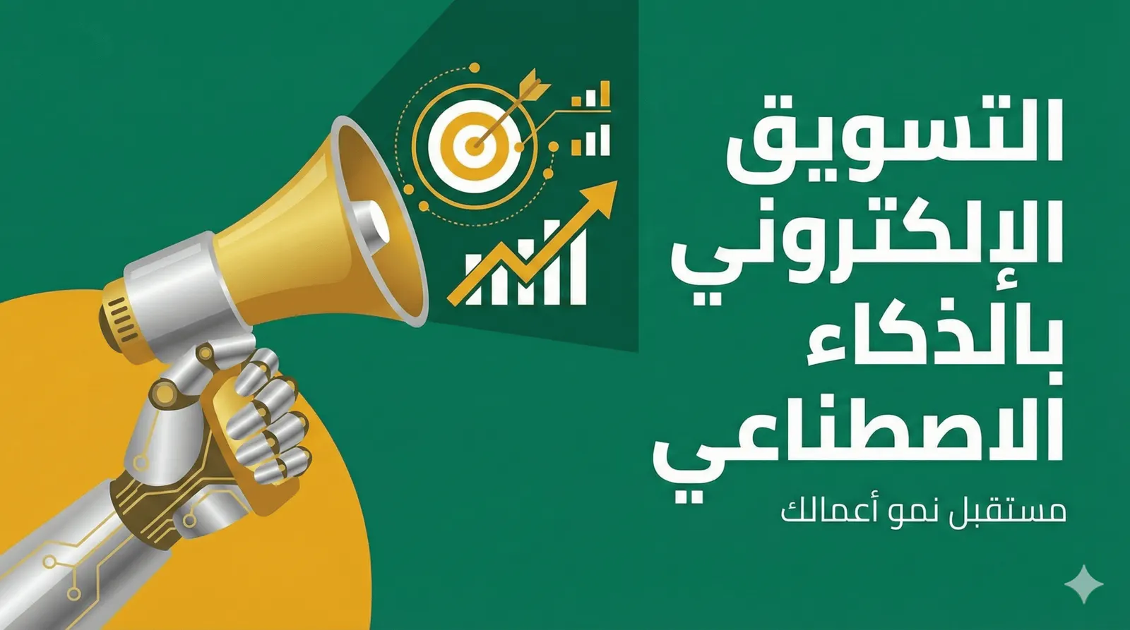 🤖 التسويق الإلكتروني بالذكاء الاصطناعي: كيف تضاعف مبيعاتك