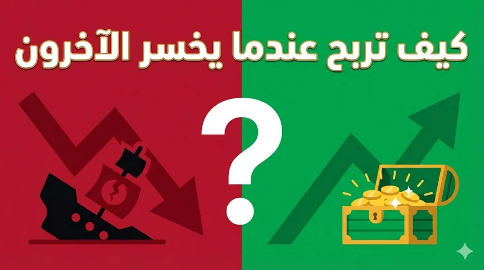 📉➡️📈 الاستثمار في الأزمات: كيف تربح عندما يخسر الآخرون