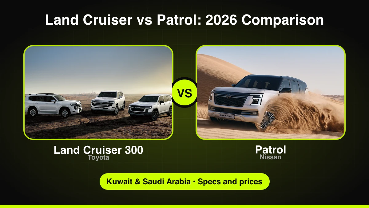 Toyota Land Cruiser 300 vs new Nissan Patrol