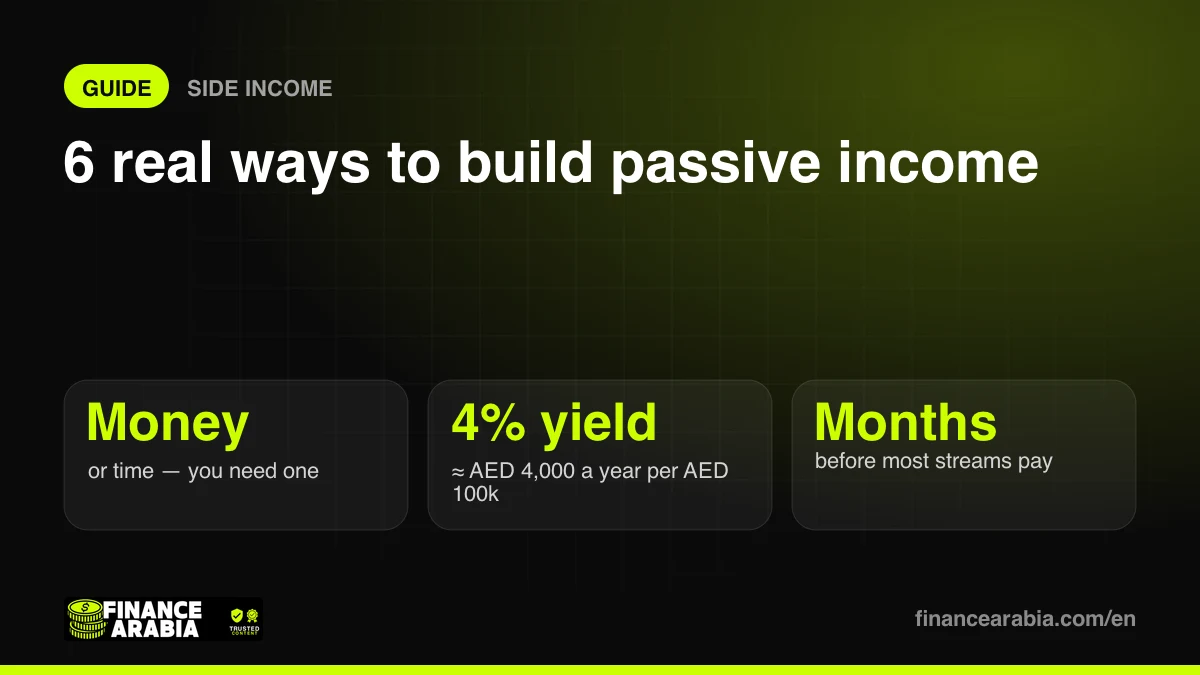 6 Real Ways to Build Passive Income (and What Each Really Takes)