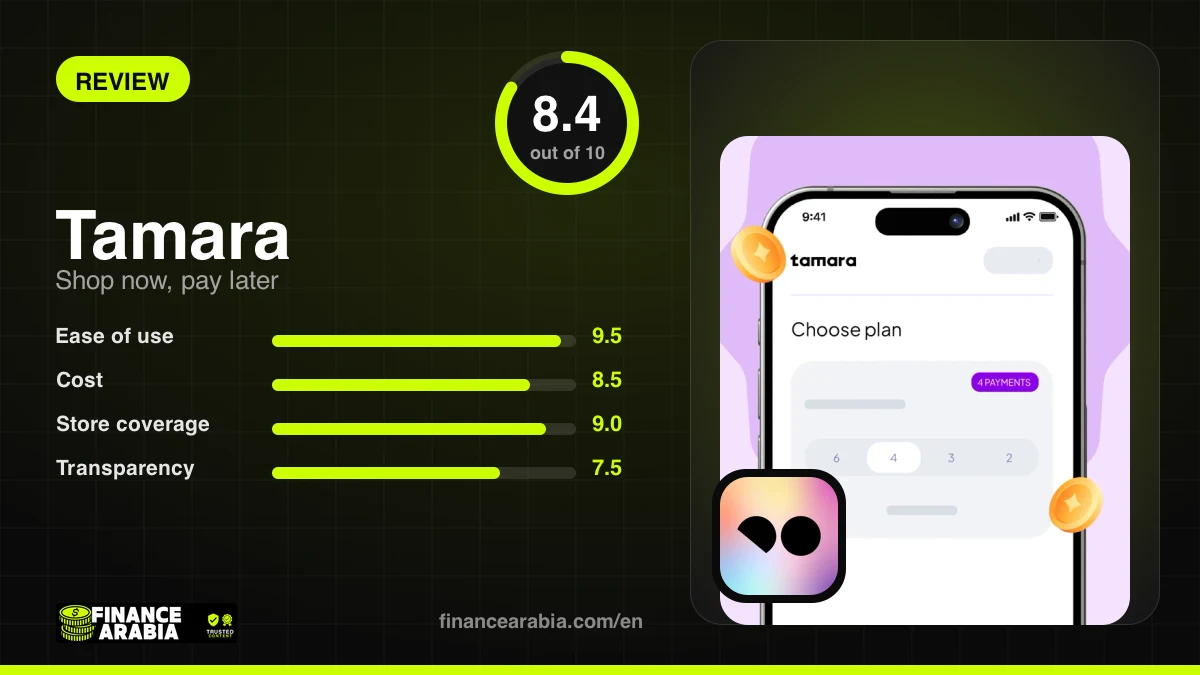 Tamara review score: 8.4 out of 10